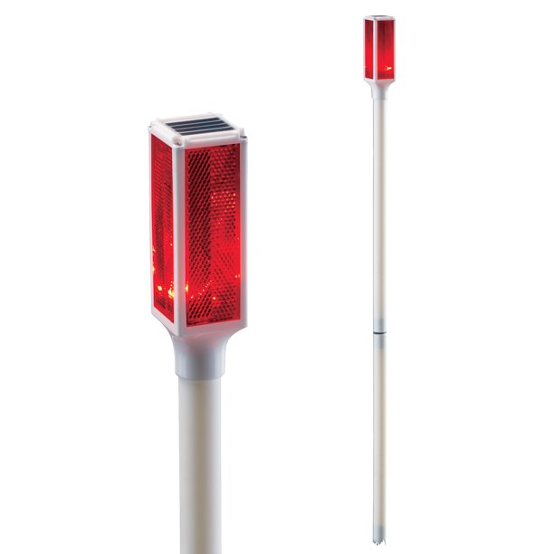 Collections Etc Solar Driveway Marker Lights Set of 2
