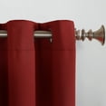 thumbnail image 3 of Sun Zero Madison Room-Darkening Grommet Curtain Panel, 54"x63", Brick Red, 3 of 7