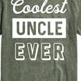 thumbnail image 3 of Instant Message - Coolest Uncle Ever - Men's Short Sleeve Graphic T-Shirt, 3 of 6