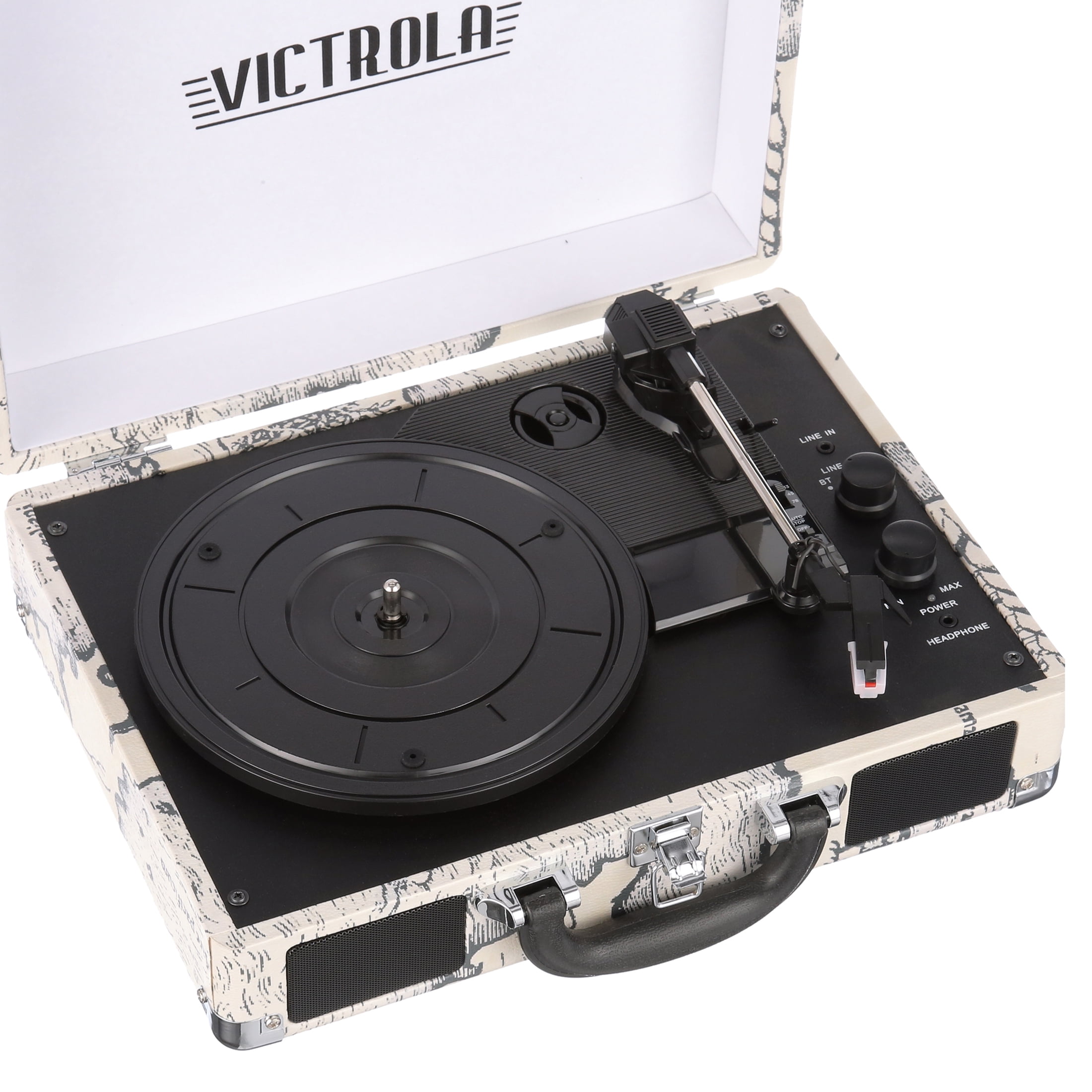 Victrola Journey Bluetooth Suitcase Record Player with 3-Speed Turntable