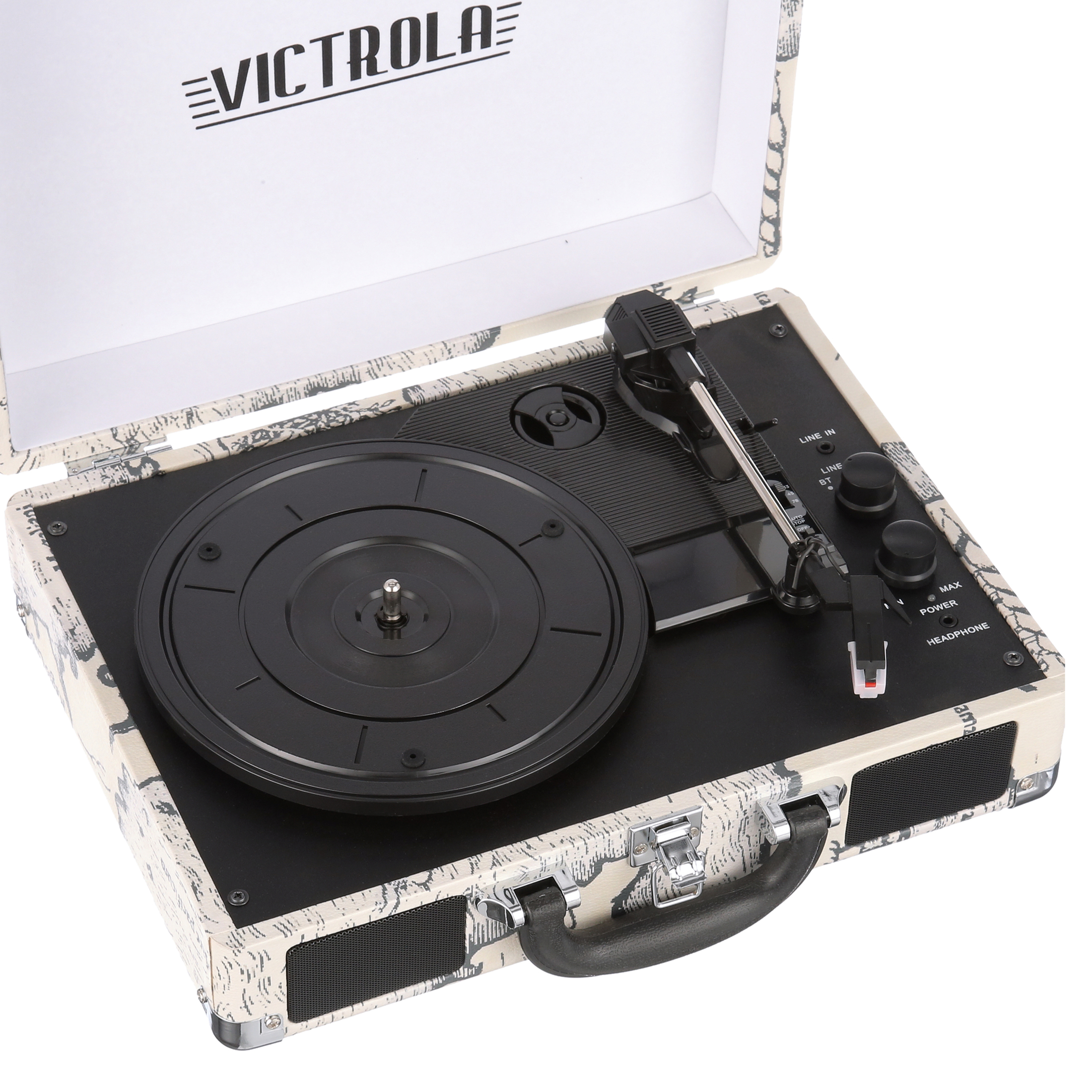 Victrola Journey Bluetooth Suitcase Record Player with 3-Speed Turntable - image 3 of 11