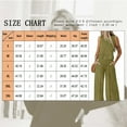 thumbnail image 4 of SHIBEVER Womens 2 Piece Outfits Sets Set Wide Leg Pants Tracksuits Round Neck Tank Tops Matching Sets for Womens Clothes Elastic Waist Wide Leg, 4 of 7