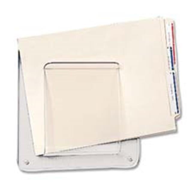 FileChart Holder 1 Compartment 10in.x2in.x10.50in. Clear Walmart
