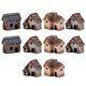 thumbnail image 1 of 10pcs Mini House Ornament Resin House Mini Home Micro Landscape Random Style, 1 of 4