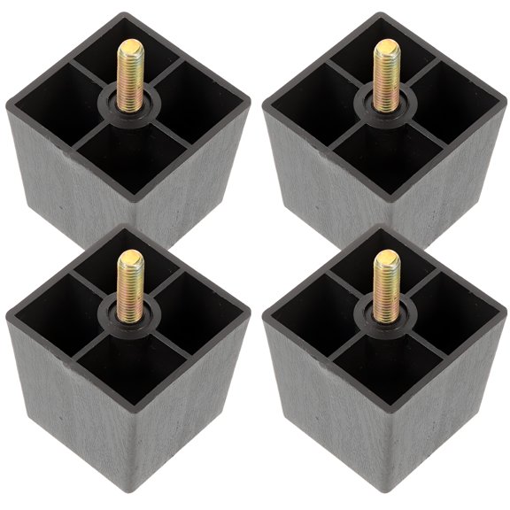 XIBUFE 2026 New 4 Pcs Rubber Plastic Sofa Legs Furniture Desk Legs Couch Feet Couch Legs Dining Table Chair Legs Sofa Feet for Sofa,Chair,Table,Cabinet,Furniture