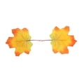 thumbnail image 1 of Clearance Sale! Artificial Maple Leaves Fall Leaves Thanksgiving Day Autumn Decorations Wedding Parties Props Party Table Decor Crafts Artificial Flowers（50PC）, 1 of 8