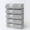 Gray, variant on 5-Piece Bath Towel Set, 28x14 Inch Thick Soft Absorbent Towels – Cotton Terry Towel Set for Bathroom, Spa, Gym – Double-Stitched, Machine Washable (Blue, Green, Gray, Pink)