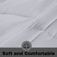 thumbnail image 4 of KOMFIT Bedding Comforter Duvet Insert - Quilted Comforter with Corner Tabs - Box Stitched Down Alternative Comforter&nbsp;300 GSM ( Silver , Full/Queen (90x90) ), 4 of 5