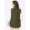 thumbnail image 2 of Jessica London Women's Plus Size Quilted Vest, 2 of 5