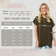 thumbnail image 2 of SHIBEVER Womens Tunic Tops Short Sleeve Summer Loose Top Basic Round Neck T Shirts for Women Casual Clothes Tees for Ladies Trendy Brown S, 2 of 8