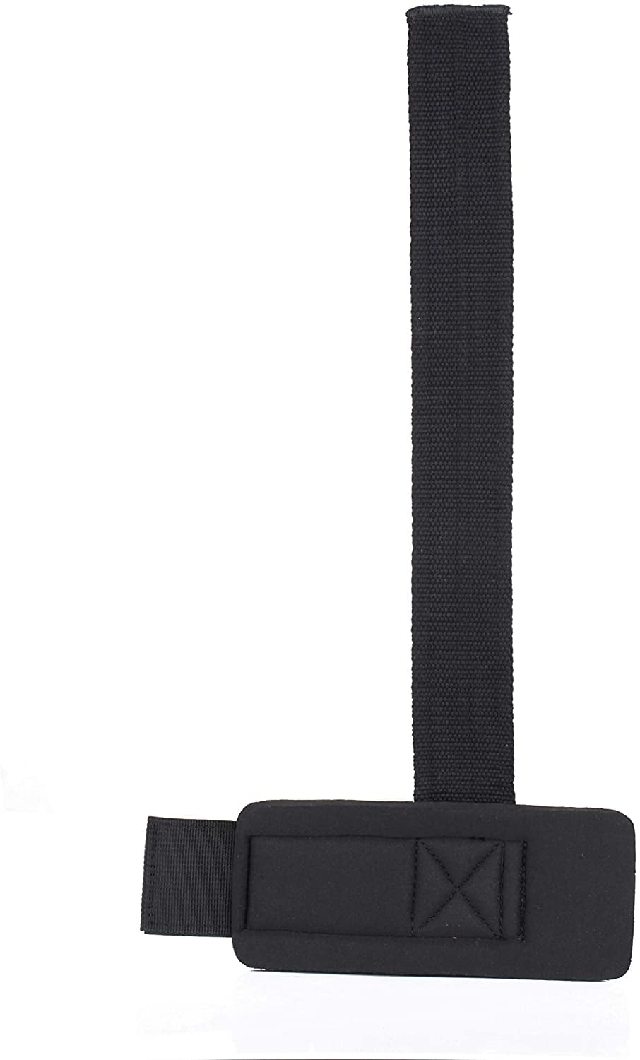 GOGHOST Weight Lifting Hooks Heavy Duty Weight Lifting Steel Hooks for Weightlifting, Powerlifting, Bodybuilding & Deadlift - Neoprene Padded Wrist Wraps Provides Support for Men & Women