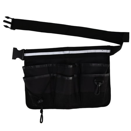 

Garden Tool Pocket Adjustable Portable Multi Pocket Design Tool Storage Bag for Storage Tools ItemsBlack
