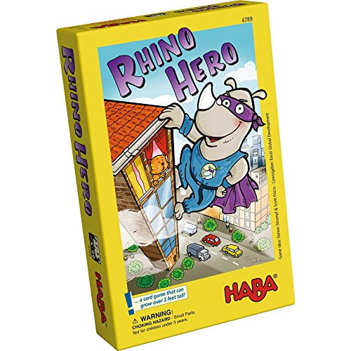 HABA Rhino Hero A Heroic Stacking Card Game for Ages 5 and Up - Triple Award Winner