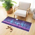 thumbnail image 6 of Dailycode Cyberpunk City at Night Bathroom Rugs Non Slip Absorbent Soft Plush Quick Dry Bath Mat, 39"x20", 6 of 8