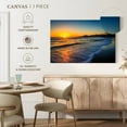 thumbnail image 4 of Elephant Stock Santa Monica Pier At Sunset Wall Art - Horizontal Canvas Wall Art - Living Room Wall Decor - Beach Canvas - Gray And Black Decor - 51" x 34", 4 of 4