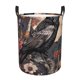 thumbnail image 1 of Balery Moonlit Crow Blossoms Cesta de ropa redonda con asas, impermeable, independiente, para ropa, juguetes, dormitorio y familia-Medium, 1 of 6