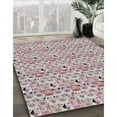 thumbnail image 2 of Ahgly Company Indoor Rectangle Patterned Mauve Taupe Purple Novelty Area Rugs, 8' x 12', 2 of 6