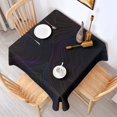 thumbnail image 3 of 42x42in(107x107cm) Square Tablecloth, Waterproof Polyester Table Cover, Wrinkle Resistant & Washable Fabric for Dining, Kitchen, Picnic, World Map Print, 3 of 6