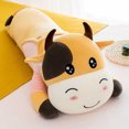 thumbnail image 2 of Soft/Cute/Cartoon Cow Doll Long Strip Cow Plush Stuffed Toy Home Decoration Car Gift Company Wedding Doll Girl Couples Childrenpink strap110 Deng Xun unisex, 2 of 2
