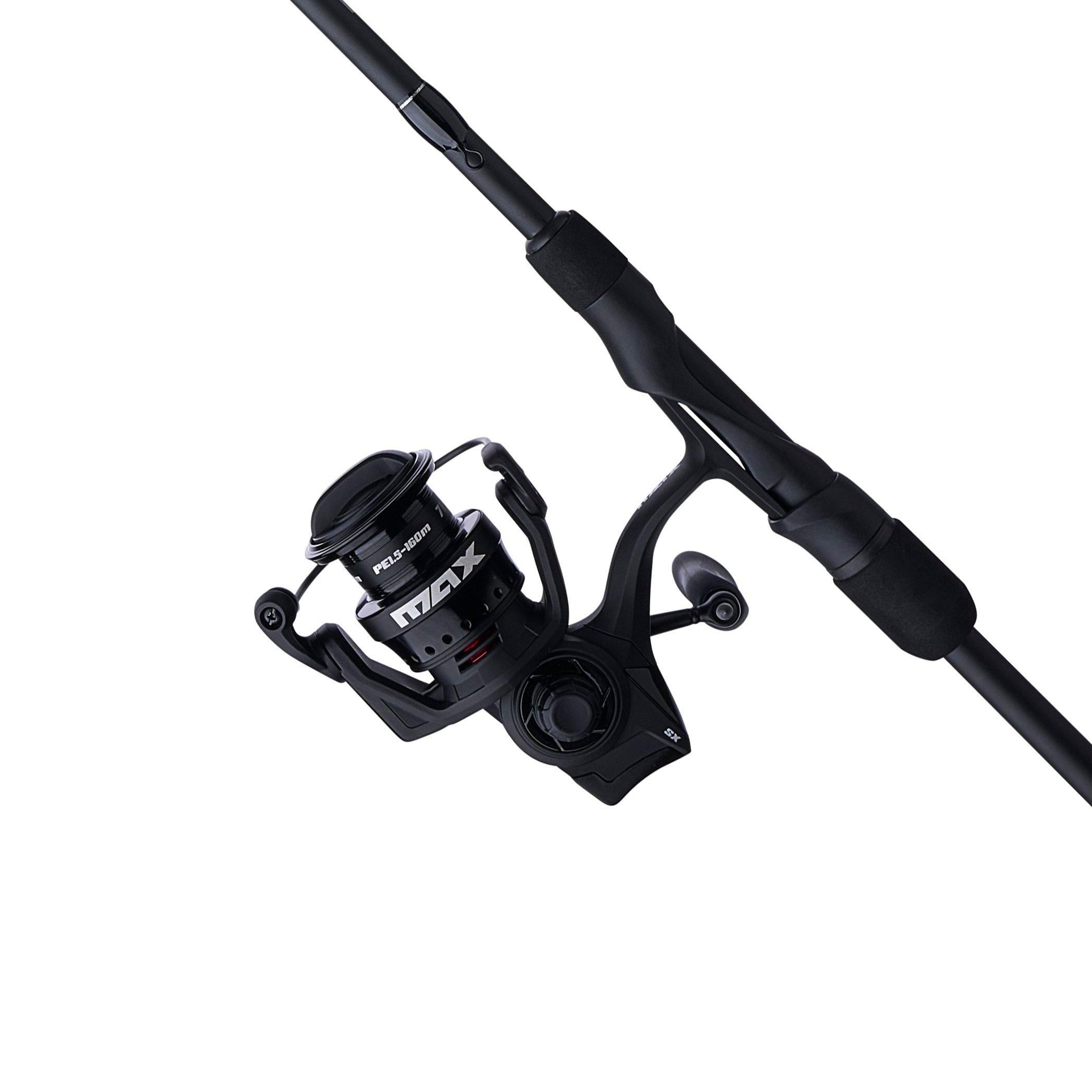 Abu Garcia Max SX Spinning Fishing Combo, 7'6" Ultra Light Rod, 2500 Size Reel
