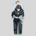 thumbnail image 6 of Demon Slayer Muichiro Tokito Unisex Onesie Pajamas Zipper Jumpsuit Hooded One Piece Sleepwear for Family Mens Womens, 6 of 8