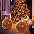 thumbnail image 2 of Qocolhg Christmas Decorations Indoor Outdoor Clearance! 2024 Christmas Decoration Balloons 55cm Outdoor Christmas Inflatable Decorated Ball Pvc Inflatable Christmas Ball Christmas Tree Decorations, 2 of 9