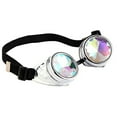 thumbnail image 4 of LELINTA Kaleidoscope Steampunk Glasses Goggles with Rainbow Crystal Glass Lens Halloween Cosplay, 4 of 4