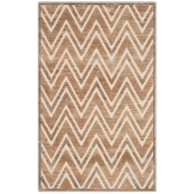 Safavieh Paradise 4' X 5'7" Power Loomed Rug in Mouse and Cream