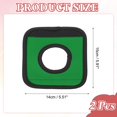 thumbnail image 2 of Uxcell Luggage Handle Wrap for Suitcase 2 Pcs Bright Color Neoprene Comfort Soft Handle Covers Dark Green, 2 of 6