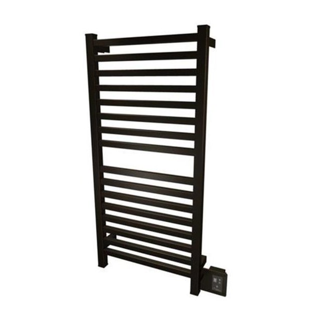 Amba Q2054MB 44.81 x 24.31 x 4 - 4.75 in. Towel Rack - Matte Black