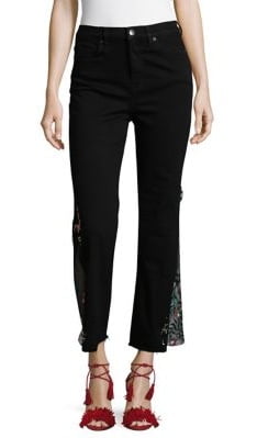 free people black flare jeans