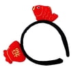 thumbnail image 4 of 2 Piezas Diadema de Año Nuevo Chino Suministros de Fiesta Decoración Disfraces Sombrero  Lindo para Hombres Mujeres Niñas Disfraz Regalo Cumpleaños Estilo A Hugo  aro de pelo, 4 of 10