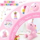 thumbnail image 3 of Animal de peluche con buen comienzo, dinosaurio rosa de feliz cumpleaños, 3 of 7