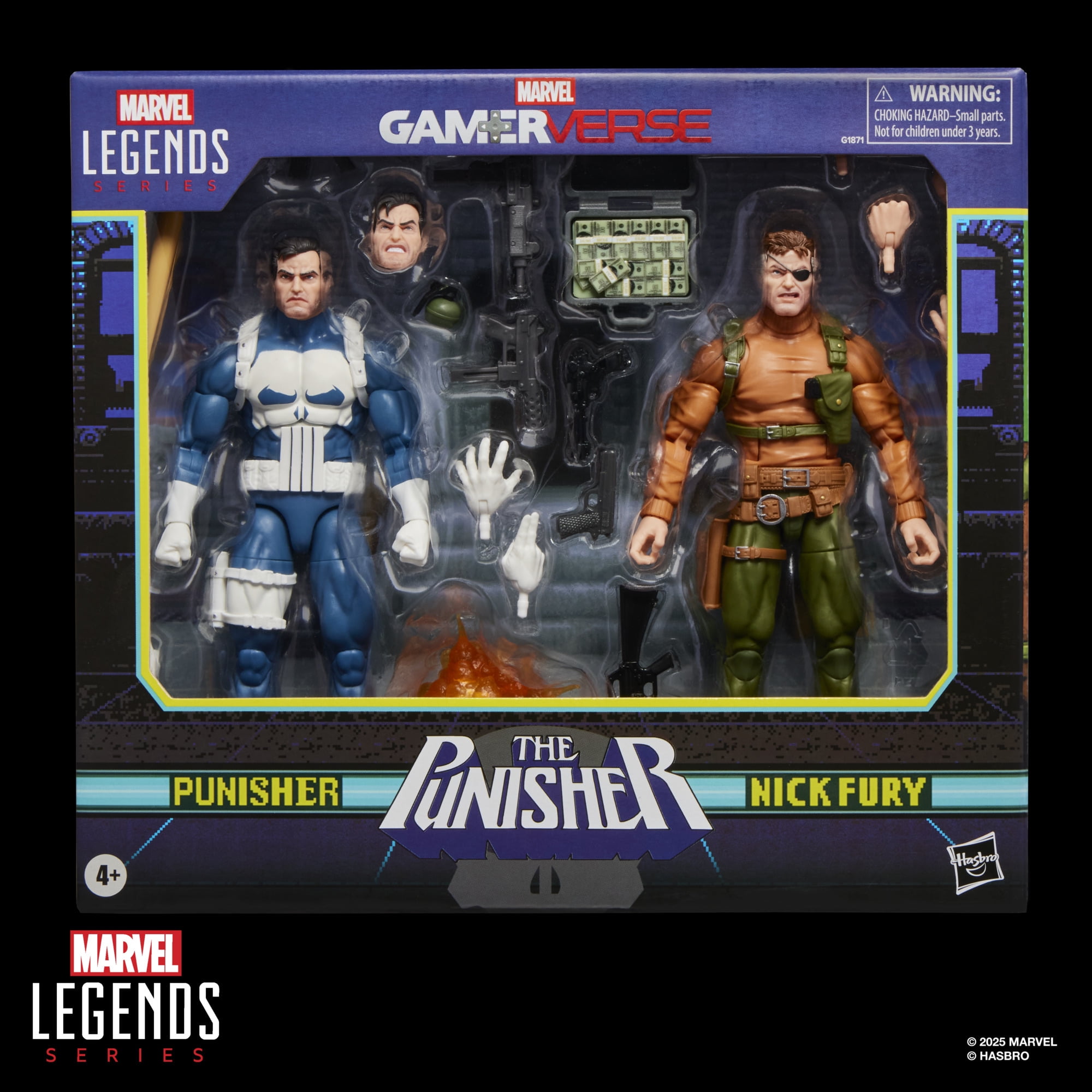 マーベルレジェンド パニッシャー ニックフューリー GAMER VERSE Marvel Legends Series Gamerverse Punisher & Nick Fury 6-Inch