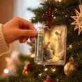 thumbnail image 6 of Dongrens Nativity Scene Christmas Money Holder Ornament, Clear Acrylic Cash Hanging Pendant for Xmas Tree, 6 of 7