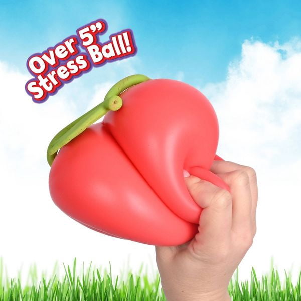 Squeeezy Cherries Jumbo Squishy Stress Relief Portable 5.5 inch