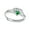 Green, variant on Gold Plated Spinner Rings for Stress Relief with Heart and Bead Designs