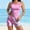 A1222 Multicolor, variant on Tankini Swimsuits for Women Padded Vintage Floral Print Two Piece Bathing Suits Scoop Neck Tummy Control Swimwear with Boyshorts Modest Full Coverage Beachwear