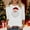 White, variant on asdoklhq Christmas Sweatshirts for Women Ladies' Christmas Round Neck 3/4 Sleeve T-shirt Shirt Blue 3X