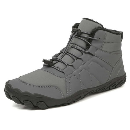 

Ediodpoh Autumn And Winter Thick Soled Cott on Shoes Men And Women Comfortable Warm Snow Boots Padded Thickened Casual Cott on Shoes Winter Boots for Men Dark Gray 9.5