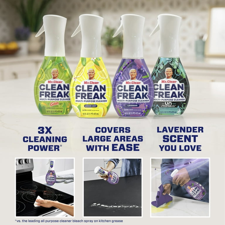 Mr. Clean Clean Freak Deep Cleaning Mist, Lavender - 16 fl oz