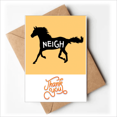 thumbnail image 1 of Cartes de Remerciement Running Dash Neigh Merci Enveloppes Note Vierge, 1 of 3