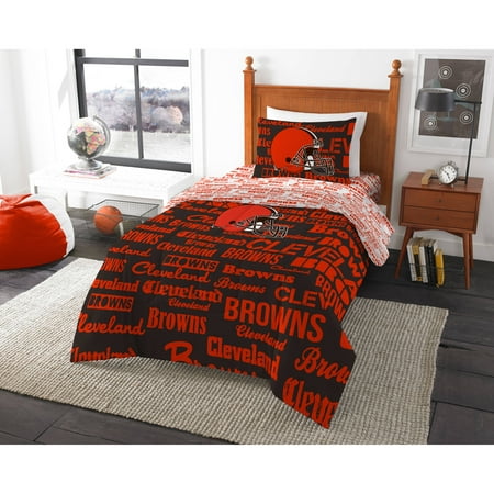 Nfl Cleveland Browns Bed In A Bag Complete Bedding Set Walmart Com