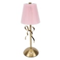 thumbnail image 1 of Lámpara De Mesa Pequeña Lazo, Lámpara De Mesa Plisada Recargable, Linda Pantalla Tela Decorativa, Lámparas Inalámbricas Escritorio, Luz LED Para Mesita Noche Para Dormitorio, 1 of 7