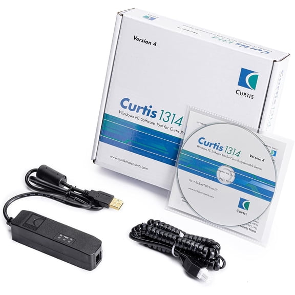 1314-4402 New PC Programmer Compatible with Curtis PC Programming Station with 1309 USB Interface Box 1314-4401