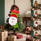 thumbnail image 1 of mfyjkho Adornos navideños para medias, bolsa de regalo para dulces navideños, medias de poliéster, rojas y verdes, juego de 2, 1 of 7