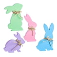 thumbnail image 3 of GUOOL Rabbit Forme Lapin de Pâques Ornements Fournitures de Fête de Vacances Bureau Rabbit Quatre, 3 of 9
