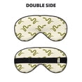 thumbnail image 2 of Naloa Green Snake Print Sleep Mask for Sleeper, Light Blocking Sleeping Eye Mask for Women Men, Eye Shade with Adjustable Strap for Travel, Nap,Meditation, 2 of 7
