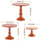thumbnail image 3 of Juego de 3 soportes para tartas, soporte redondo de metal para tartas de postre, pizza de 8 pulgadas, 10 pulgadas, 12 pulgadas, bandeja para servir de Halloween para, 3 of 9