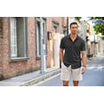 thumbnail image 3 of COOFANDY Mens Wrinkle Free Button Down Shirts Short Sleeve Untucked Shirts Casual Summer Shirt, 3 of 10